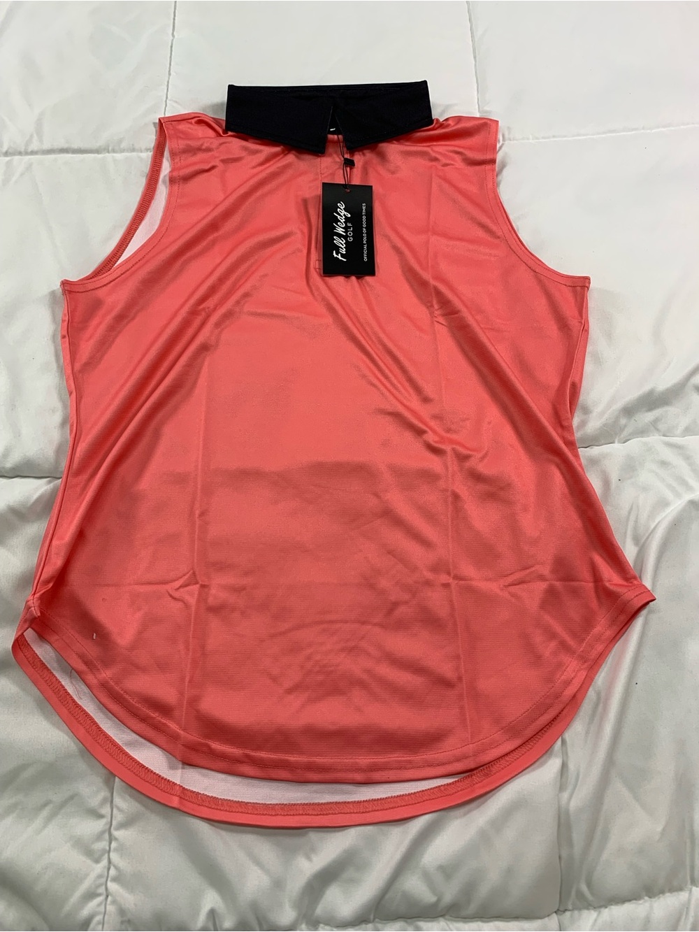 New full wedge golf shirt size XL